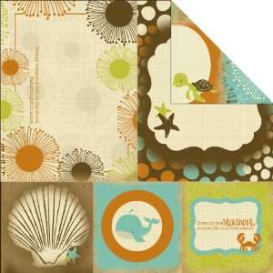  Rock Pool Double Sided Paper 12X12 Waves: Home & Kitchen