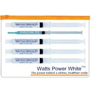 Watts Power Pro 35% Teeth Whitening Gels   4 Huge 10ml Gels Plus NEW 