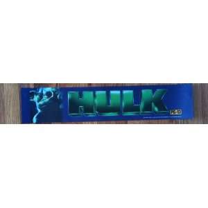  Movie Theatre Promo Marquee Official Title Sign   HULK 