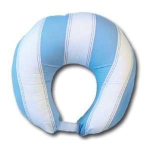  Bacati   Metro Blue/White/Chocolate Nursing Pillow: Baby