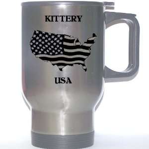    US Flag   Kittery, Maine (ME) Stainless Steel Mug 