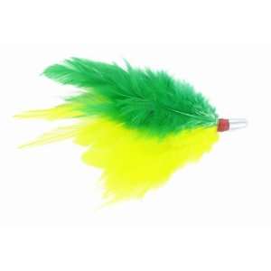  1/4oz Trolling Feather  Yellow/ Green