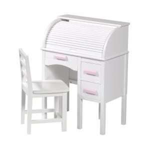  ROLL TOP DESK (WHITE): Toys & Games