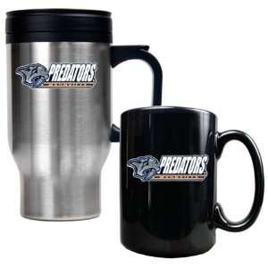  Nashville Predators Coffee Cup & Travel Mug Gift Set 