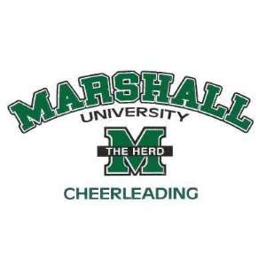  Marshall Thundering Herd Decal Cheerleader Sports 