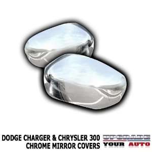  2006 2010 Dodge Charger Chrome Mirror Covers (For Painted 