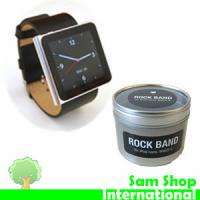 New ILoveHandles Rock Band genuine leather Wristband Watch iPod nano 