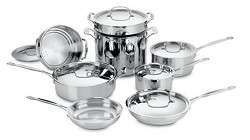 Cuisinart Chefs Classic Stainless Cookware 14 pc. Set 086279013460 