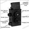 Black Film DIY 35mm Twin Lens Lomo Reflex TLR Camera DC67  