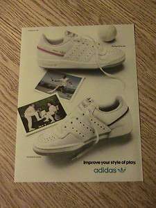   TENNIS SHOE ADVERTISEMENT QUEST PLAYER GS AD LADY MAN SPORTS PLAY