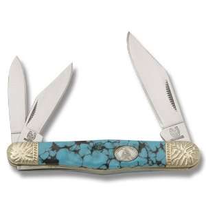 Rough Rider Knives 793 Whittler Pocket Knife with Imitation Turquoise 