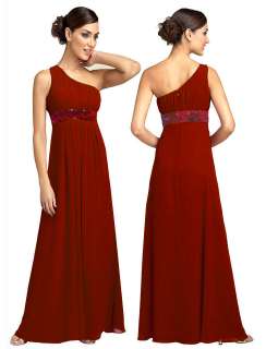 Pretty 9 colors formal prom evening gown bridesmaid dress US 6 18 