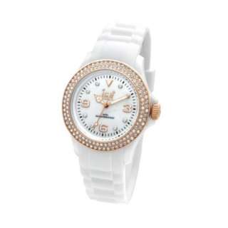 Ice Watch Womens ST.WE.S.S.09 Stone Sili Collection White and Gold 
