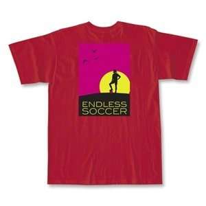  Chalktalk Womens Endless Soccer T Shirt (Red)