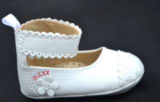 White Mary Jane kids baby toddler girl shoes size 1 2 3  