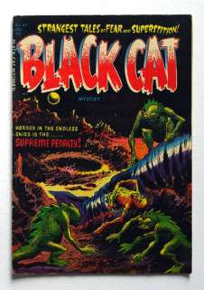 Black Cat Mystery #47 1953 Pre Code Harvey Horror Comic  
