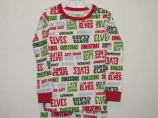 New Carters Boys OR Girls 2 Pc CHRISTMAS Thermal Pajamas, Sz 2T, 3T 