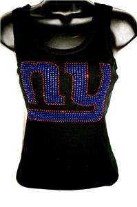 New York Giants BLING Womens Tank Top ALL SIZES/COLORS  