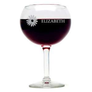  Daisy Red Wine Glass