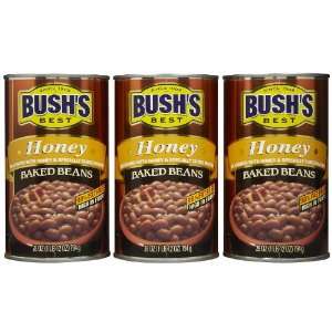 Bushs Honey Baked Beans, 28 oz, 3 pk  Grocery & Gourmet 