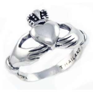 Ladies High Quality Tomas Sterling Claddagh 925 Sterling Silver 