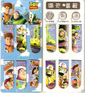 Toy Story BOOKMARK Magnet ~ Buzz Lightyear Woody Jessie  