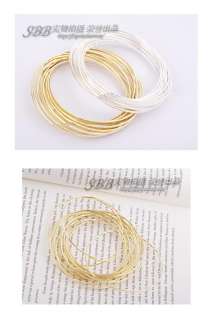 Alluring Multiple Rings Fashion Bangle Bracelet 2 Color  