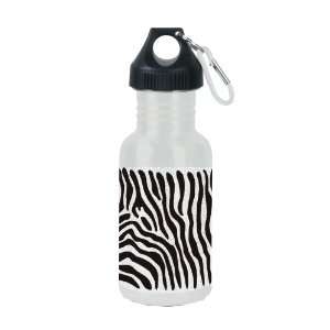   Canteen 17 Ounce Stainless Steel Water Bottle, Zebra: Kitchen & Dining