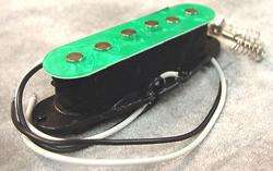 SINGLE COIL ELECTRIC GUITAR NECK PICKUP GREEN PEARLOID  