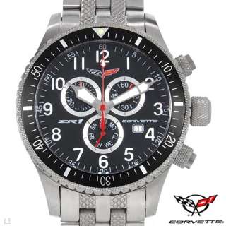   ZR1/329 Swiss Movement Stainless Steel Mens Chronograph Watch  