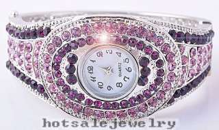 crystal rhinestone cuff Fashion Jewelry Charm Lot Bracelet Bangle 