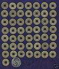 HUGE LOT of 50 LUCKY FENG SHUI I CHING DRAGON COINS