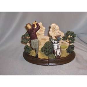 Tournament Play Golf Bookends 