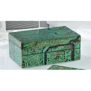  Recylced Circuit Board Deco Box by Giftcraft