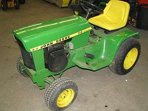 John Deere 112 L&G Tractor with Electric Lift 12HP Kohler Less Deck 