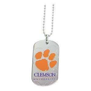  Clemson Tigers Sport Dog Tagz Necklace Patio, Lawn 