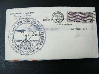 US Stamps 160 Early Flight Cover Collection  