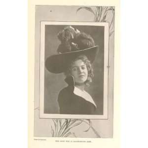  1898 Print Actress Annie Irish 