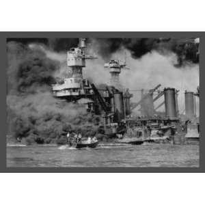  Exclusive By Buyenlarge The USS West Virginia at Pearl 