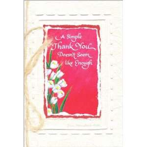  Blue Mountain Arts Greeting Card Simple Thank You: Health 