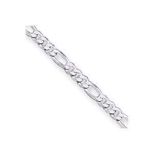  24in Sterling Silver 4mm Figaro Chain Jewelry