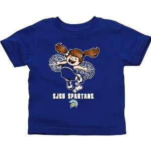   Spartans Toddler Cheer Squad T Shirt   Royal Blue