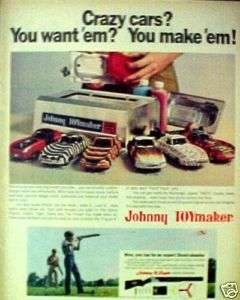   Topper Johnny TOYmaker Model Cars Eagle Toy Gun Skeet~Shooter Print AD