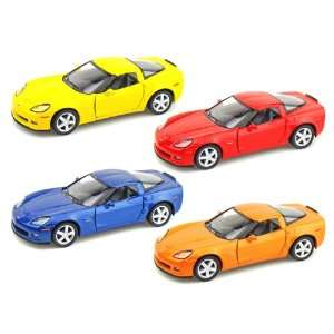  Set of 4   2007 Chevy Corvette Z06 1/36: Toys & Games