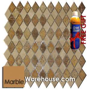   Travertine Honed Tile & Stone Mosaic Sheet for Flooring Wall  