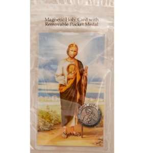  Magnetic St. Jude Holy Card & Removable St. Jude Pocket 