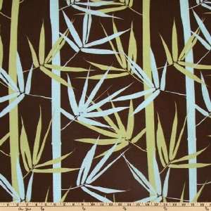  54 Wide Premier Prints Bamboo Brown/French Blue Fabric 