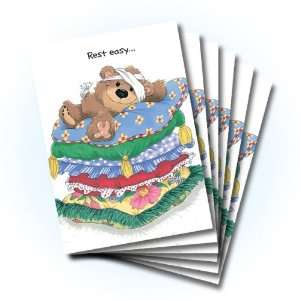  Suzys Zoo Get Well Greeting Card 6 pack 10266: Health 