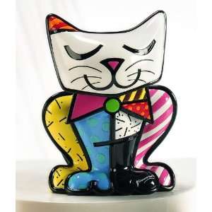  Romero Britto Collectible Cats   Set of 6: Home & Kitchen
