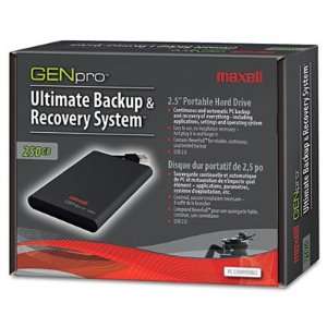  Maxell GENpro Portable Hard Drive MAX665206: Computers 